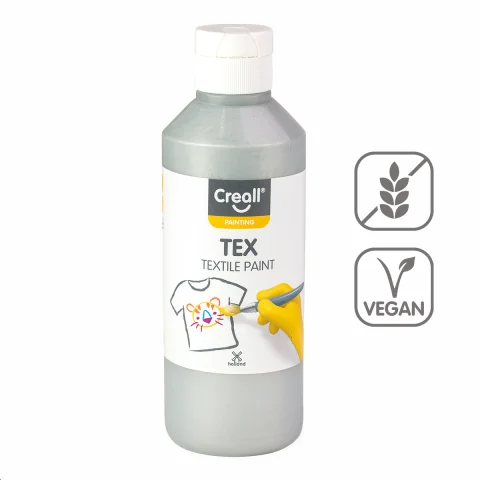 Barvy na textil CREALL 250ml stříbrná Speciální Cena